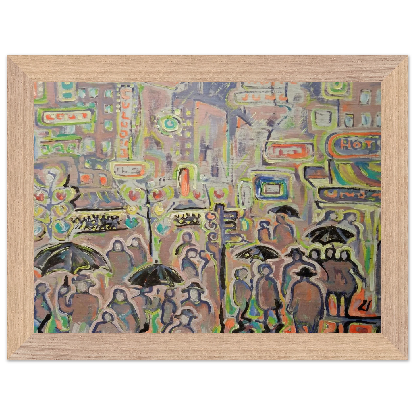 Walter Inglis Anderson - Walter Anderson Wall art - 45x60 cm / 18x24 inches - Premium Wooden Framed Poster With Fine Art Paper - Black frame