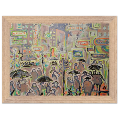 Walter Inglis Anderson - Walter Anderson Wall art - 45x60 cm / 18x24 inches - Premium Wooden Framed Poster With Fine Art Paper - Black frame