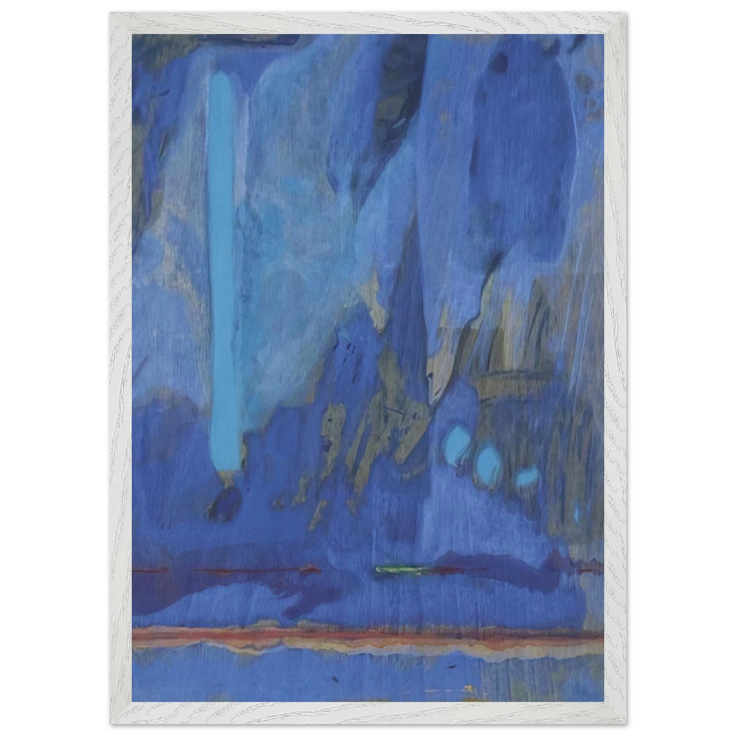 Helen Frankenthaler - Tales of Genji III - 1998 Wall art - 70x70 cm / 28x28 inches - Fine Art Poster - -