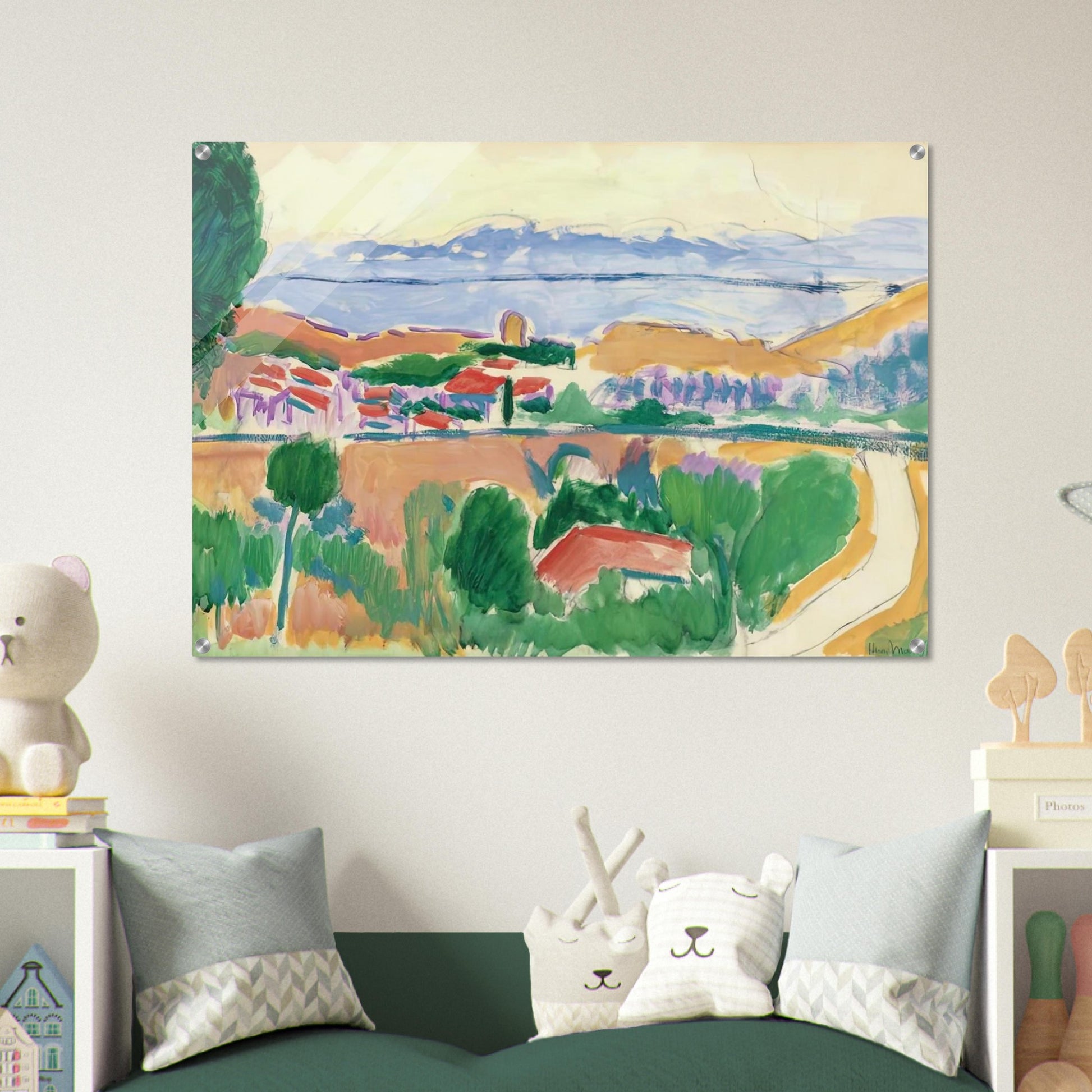 VUE DE COLLIOURE 1906 - Henri Matisse Acrylic Print - 70x100 cm / 28x40″ inches