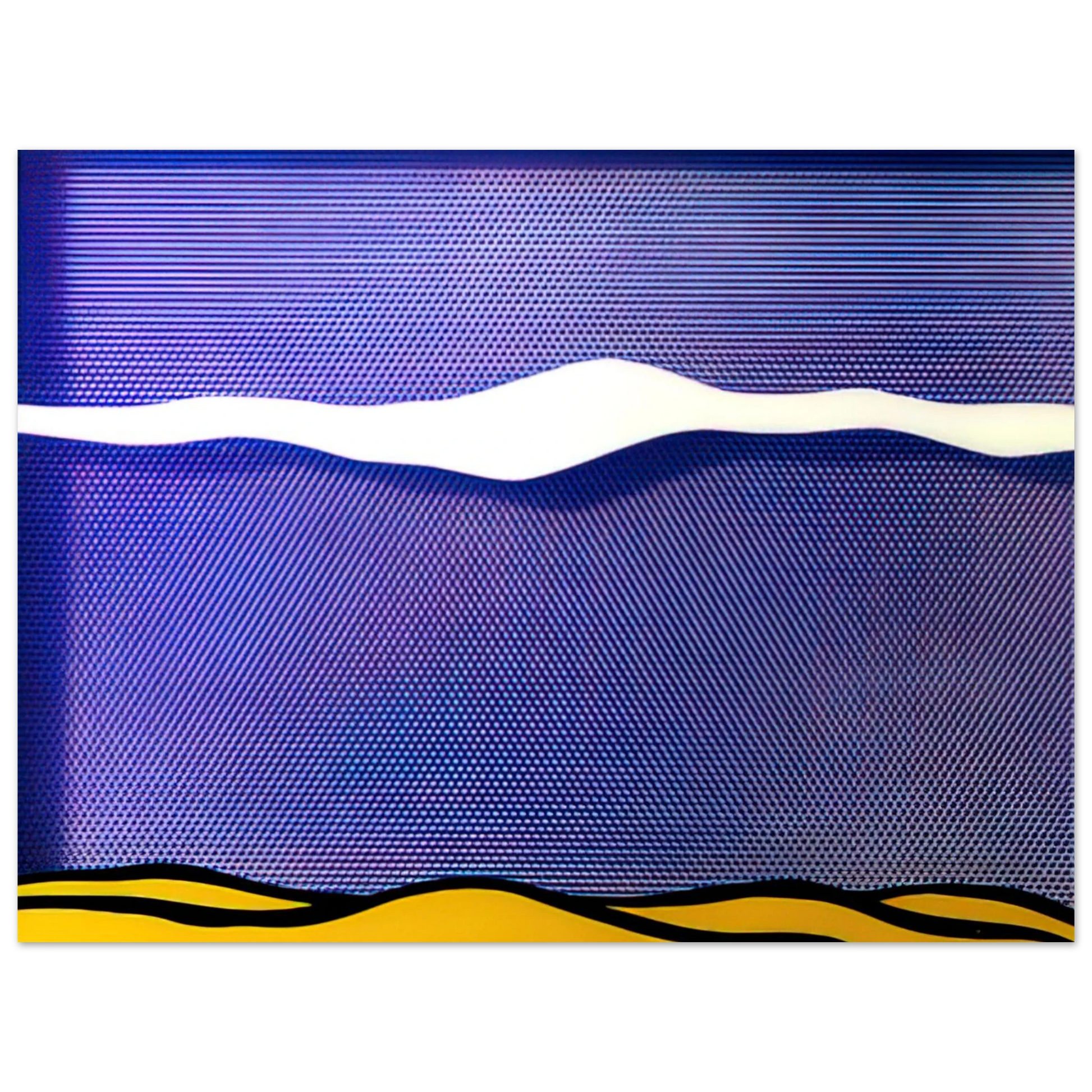 Roy Lichtenstein - ARCTIC LANDSCAPE 1964 Fine Art Poster - Default Title