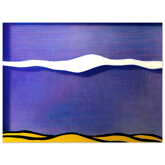Roy Lichtenstein - ARCTIC LANDSCAPE 1964 Fine Art Poster - Default Title