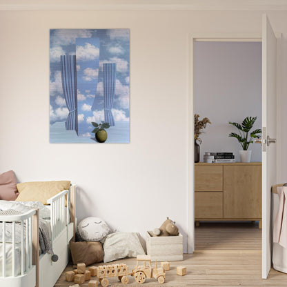 BEAUTIFUL WORLD 1962 - Rene Magritte Brushed Aluminum Print - 70x100 cm / 28x40 inches | Rene Magritte Aluminum Print | Rene Magritte Prints