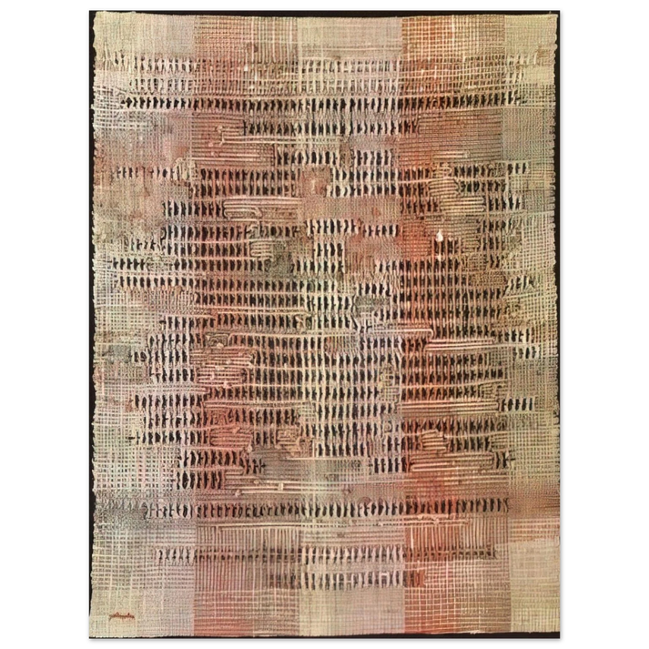 Anni Albers - DEVELOPMENT IN ROSE II 1952  75x100 cm / 30x40inches Fine Art Poster