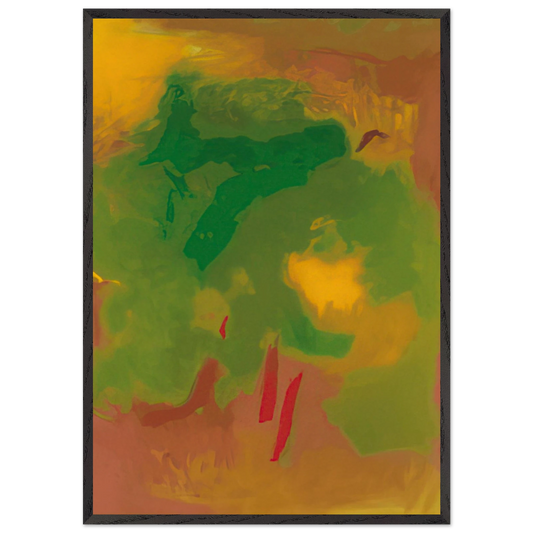 VISION 1991 - Esteban Vicente Framed Art Print – Black Wooden Frame - Default Title - -Framed Art Print