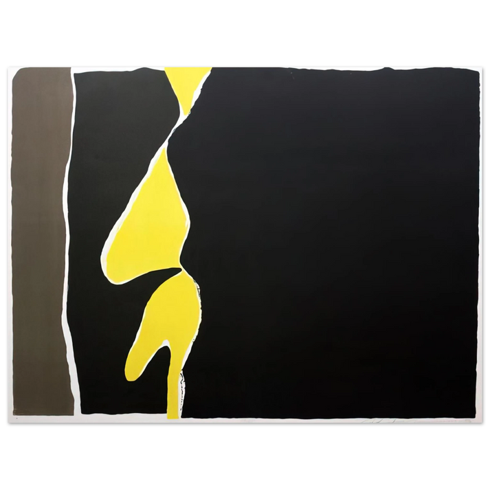 Adja Yunkers - Hommage to the First Monk Immolating Himself in Saigon - 1966  75x100 cm / 30x40inches Fine Art Poster