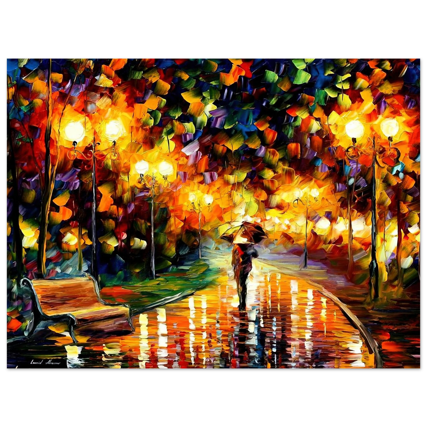 Leonid Afremov - Leonid Afremov Fine Art Poster - 13x18 cm / 5x7 inches