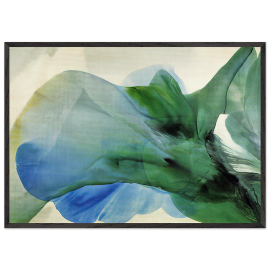 Phenomena Kwan Yin - 1969 - Paul Jenkins Framed Art Print – Black Wooden Frame - Default Title - -Framed Art Print