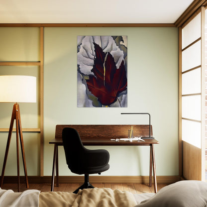 Pattern of Leaves - Georgia O'Keeffe Brushed Aluminum Print - 70x100 cm / 28x40 inches | Georgia O'Keeffe Aluminum Print | Georgia O'Keeffe Prints