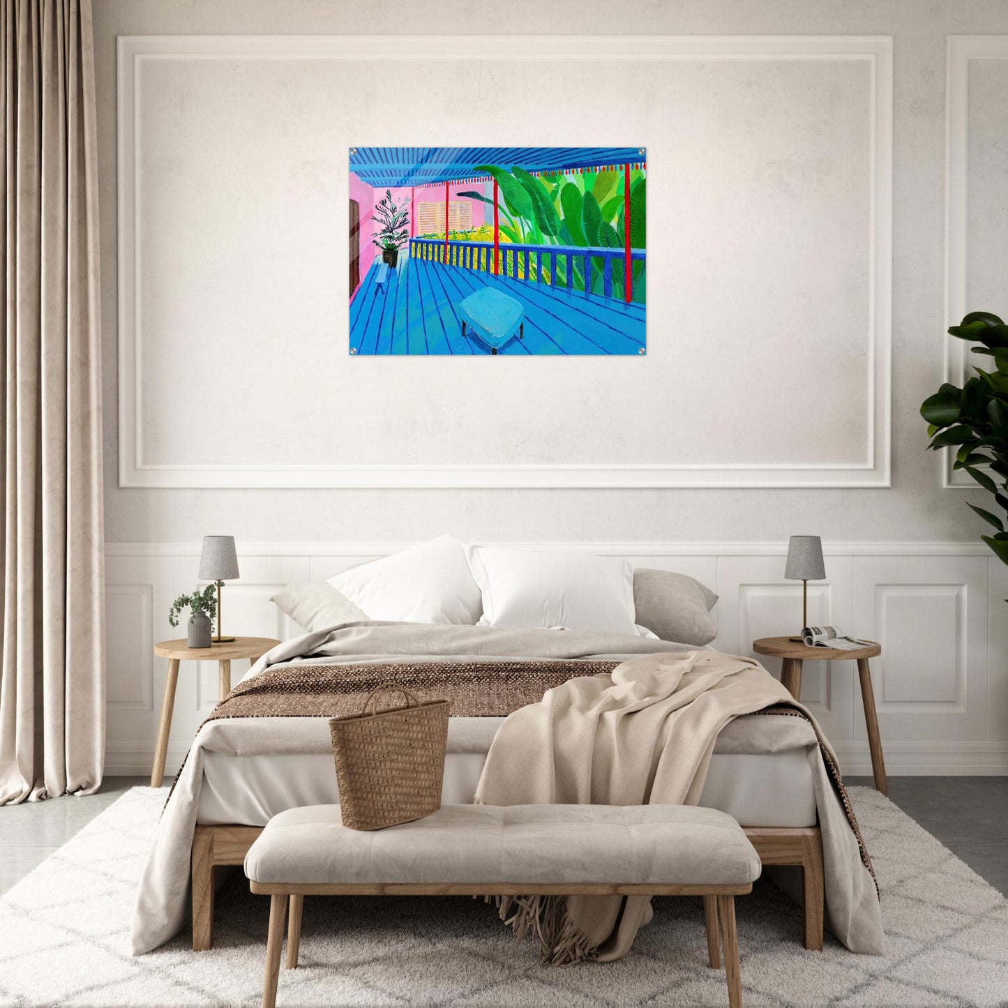 David Hockney - David Hockney Acrylic Print - 70x100 cm / 28x40″ inches | David Hockney Wall Art | David Hockney Prints