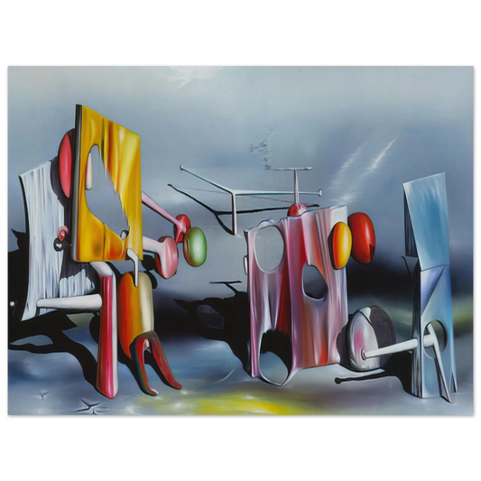 Yves Tanguy - Reply to Red Fine Art Poster - Default Title