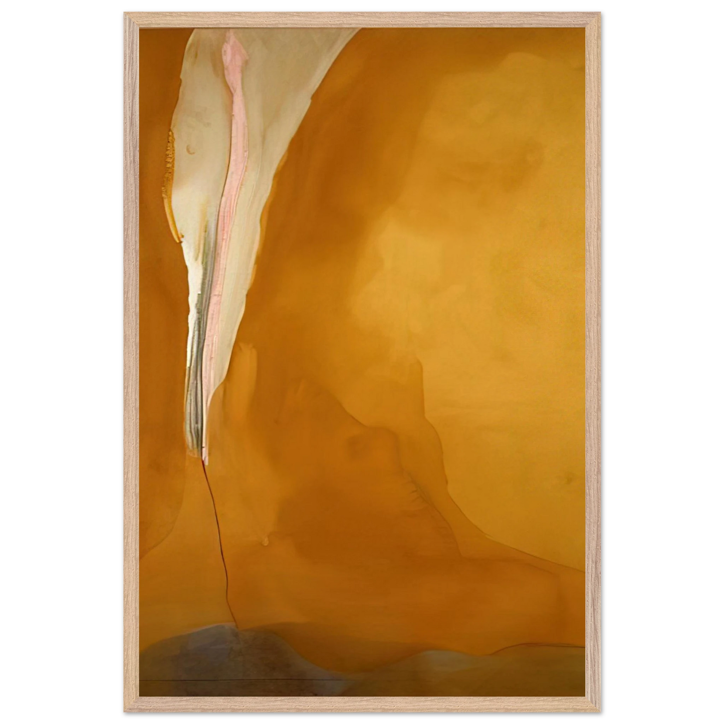 Helen Frankenthaler - Coral Wedge - 1972 Wall art - A3 (29.7 x 42  cm) - Fine Art Poster - -