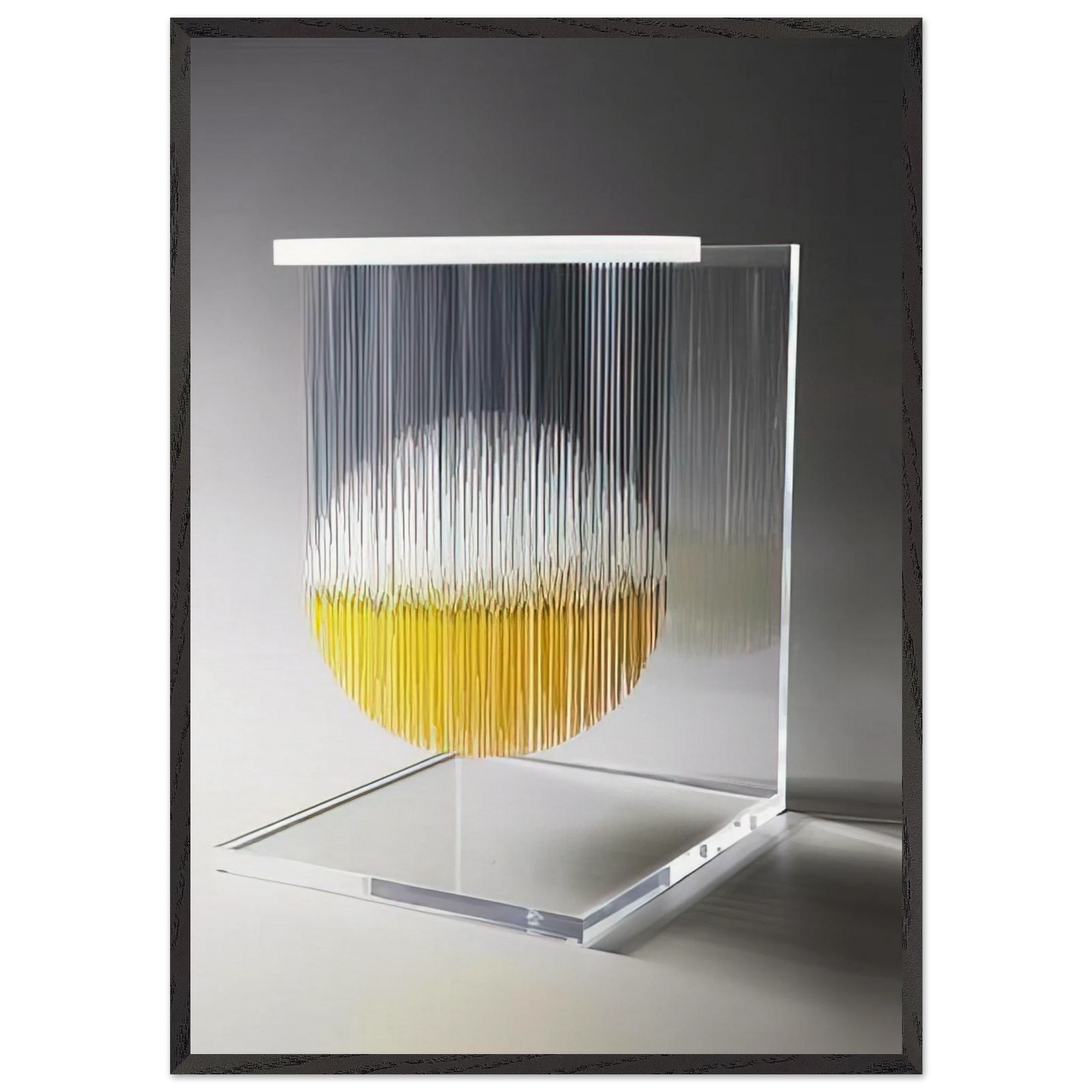 ESFERA THEOSPACIO 1989 - Jesus Rafael Soto Framed Art Print – Black Wooden Frame - Default Title - -Framed Art Print