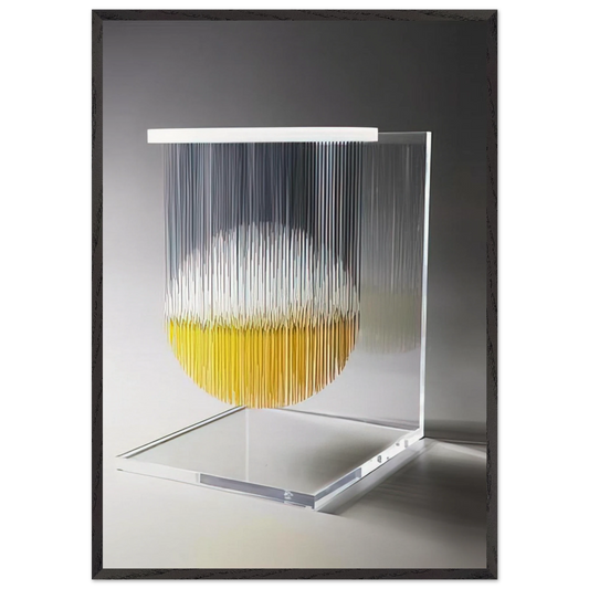 ESFERA THEOSPACIO 1989 - Jesus Rafael Soto Framed Art Print – Black Wooden Frame - Default Title - -Framed Art Print