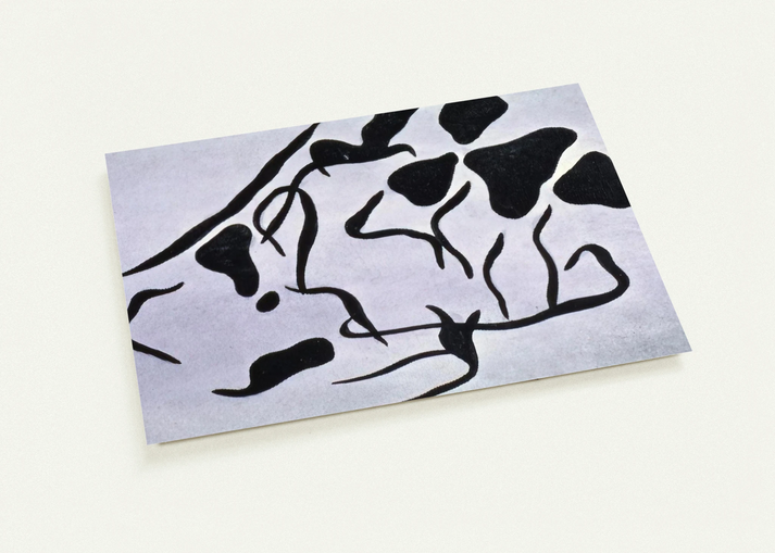 Automatic Drawing By Jean Arp Pack of 10 Post Cards | Jean Arp Post Cards | A6 (10.5 x 14.8 cm) - 4.1 x 5.8 inches