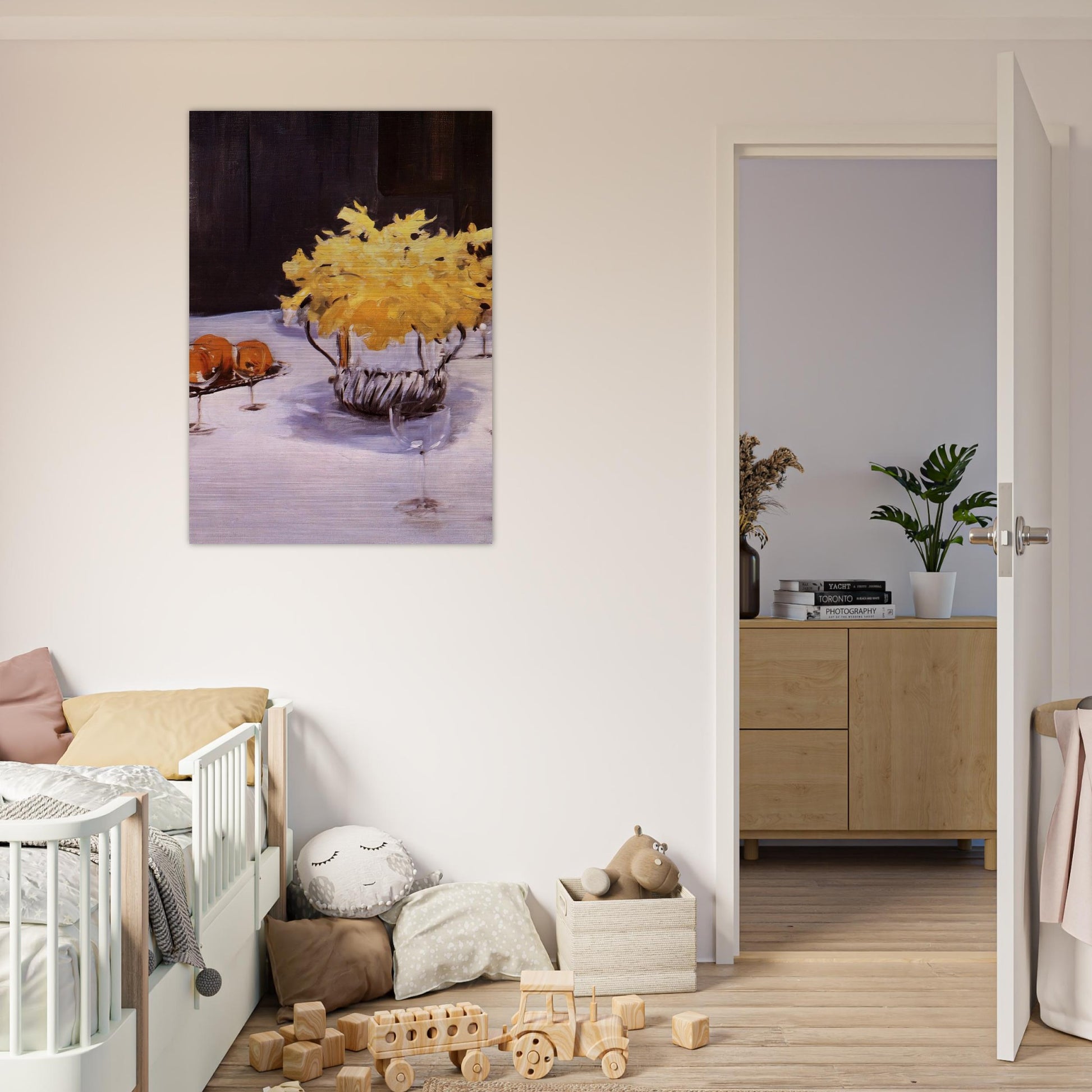 Still Life with Daffodils - John Singer Sargent Brushed Aluminum Print - 70x100 cm / 28x40 inches | John Singer Sargent Aluminum Print | John Singer Sargent Prints