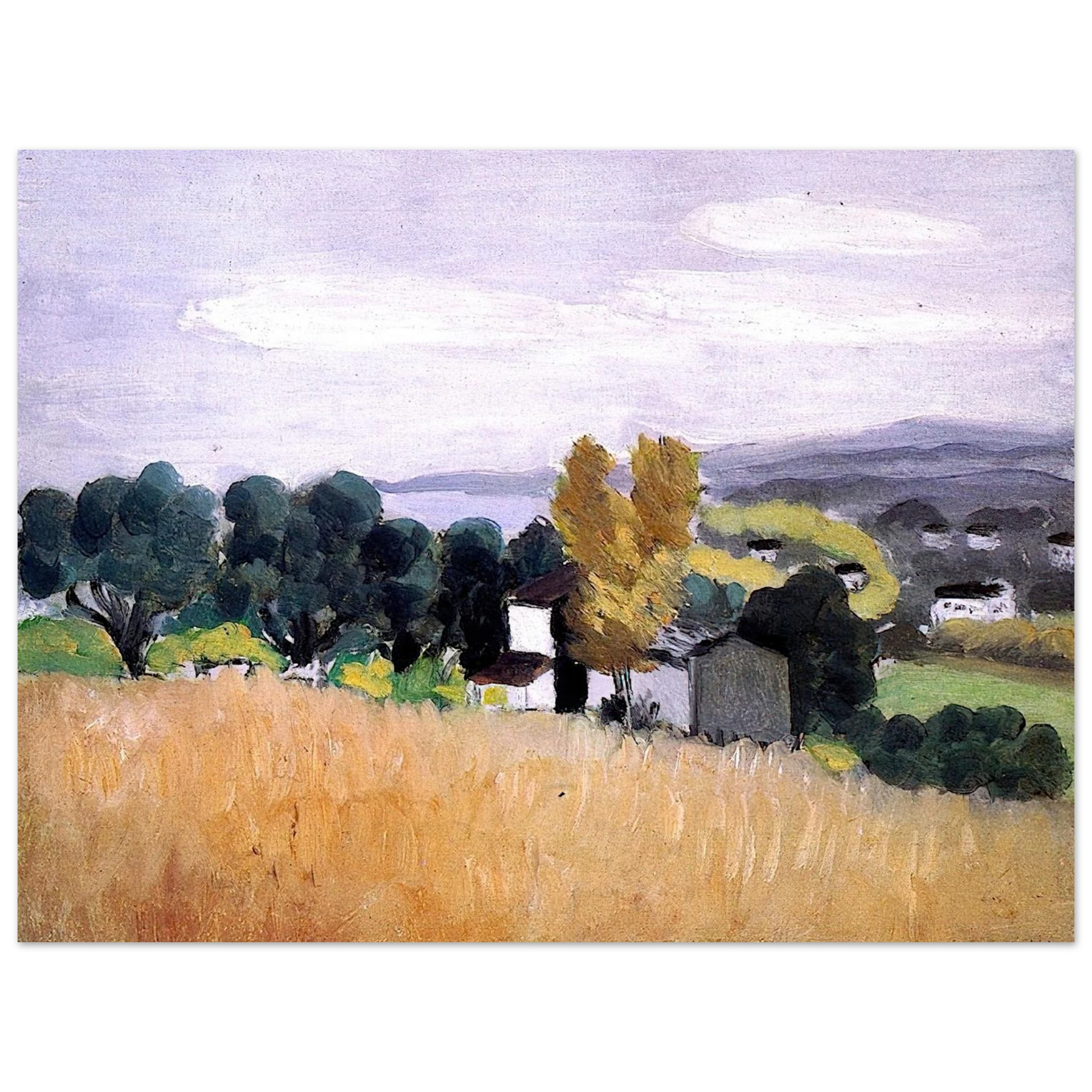 Henri Matisse - AUTUMN IN CAGNES 1918 Fine Art Poster - Default Title