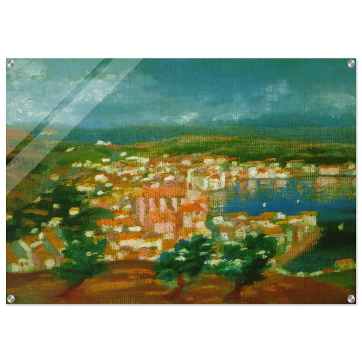 LANDSCAPE NEAR CADAQUES 1921 1 - Salvador Dali Acrylic Print - 70x100 cm / 28x40″ inches