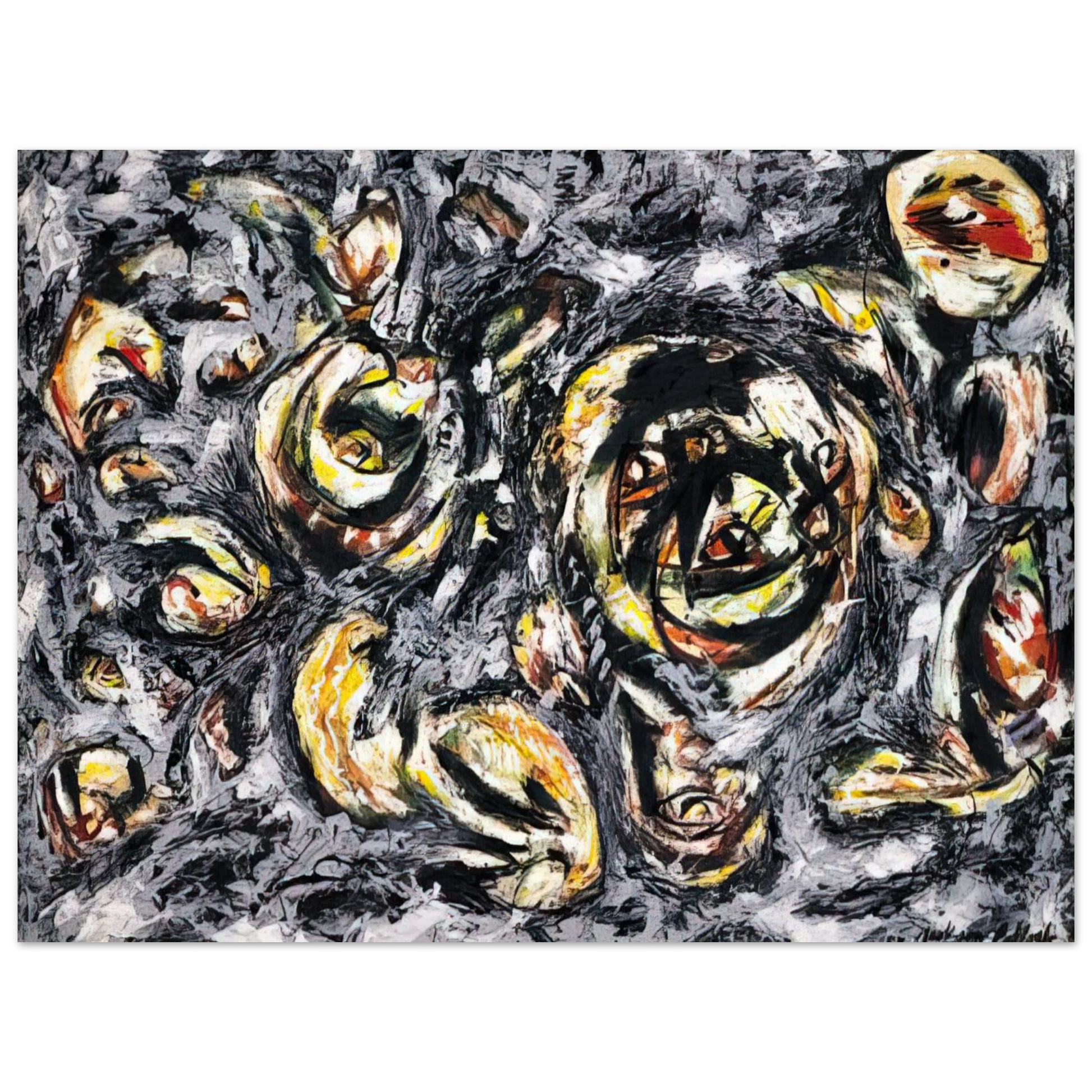 Jackson Pollock - OCEAN GREYNESS 1953 Fine Art Poster - Default Title