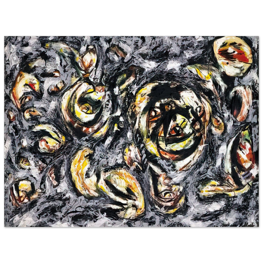 Jackson Pollock - OCEAN GREYNESS 1953 Fine Art Poster - Default Title