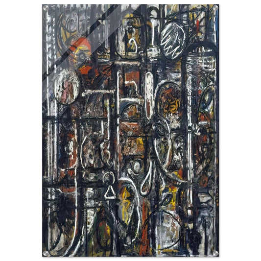 Palimpsest - 1944 - Richard Pousette-Dart Acrylic Print - 70x100 cm / 28x40″ inches | Richard Pousette-Dart Wall Art | Richard Pousette-Dart Prints