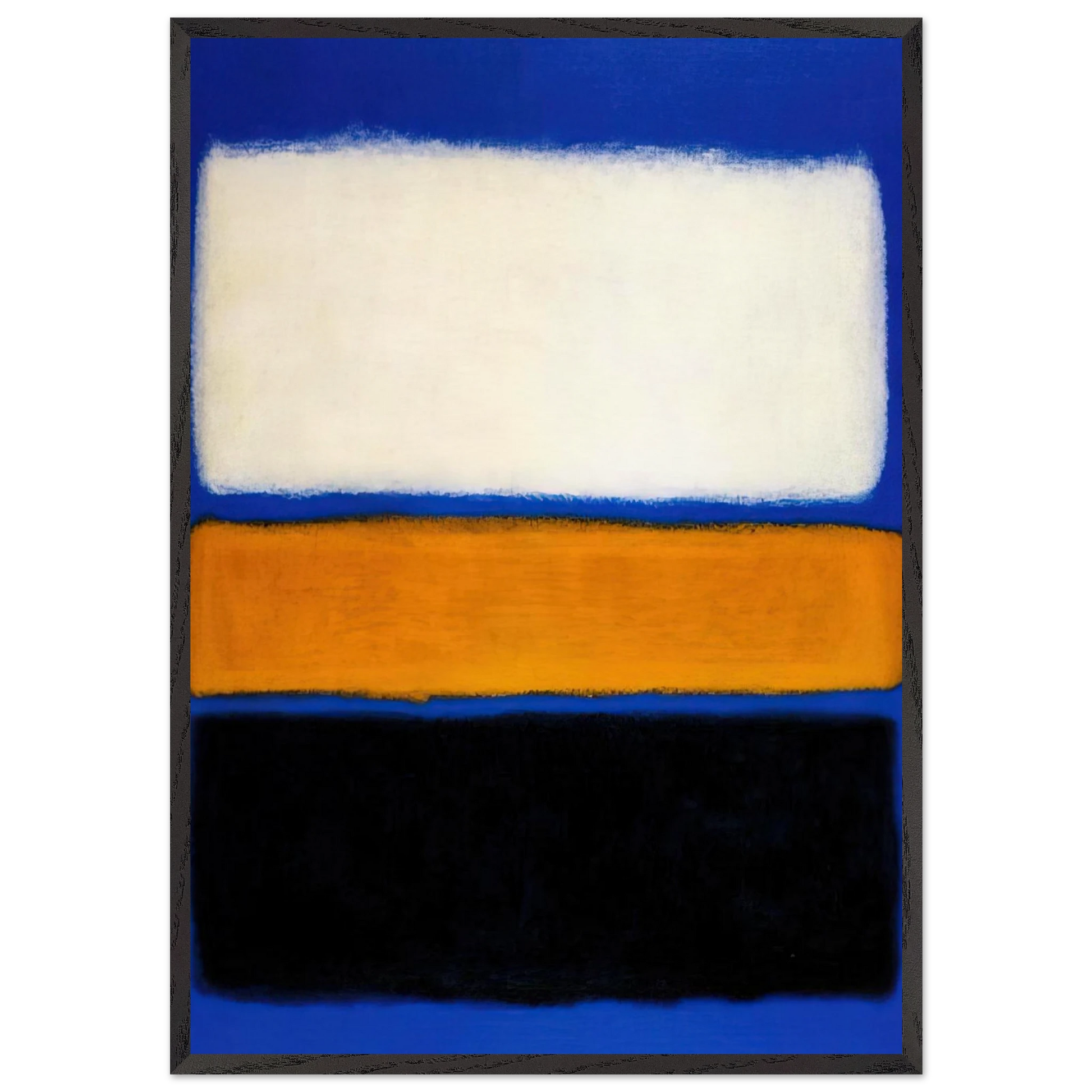 No 16 - 1961 - Mark Rothko Framed Art Print – Black Wooden Frame - Default Title - -Framed Art Print