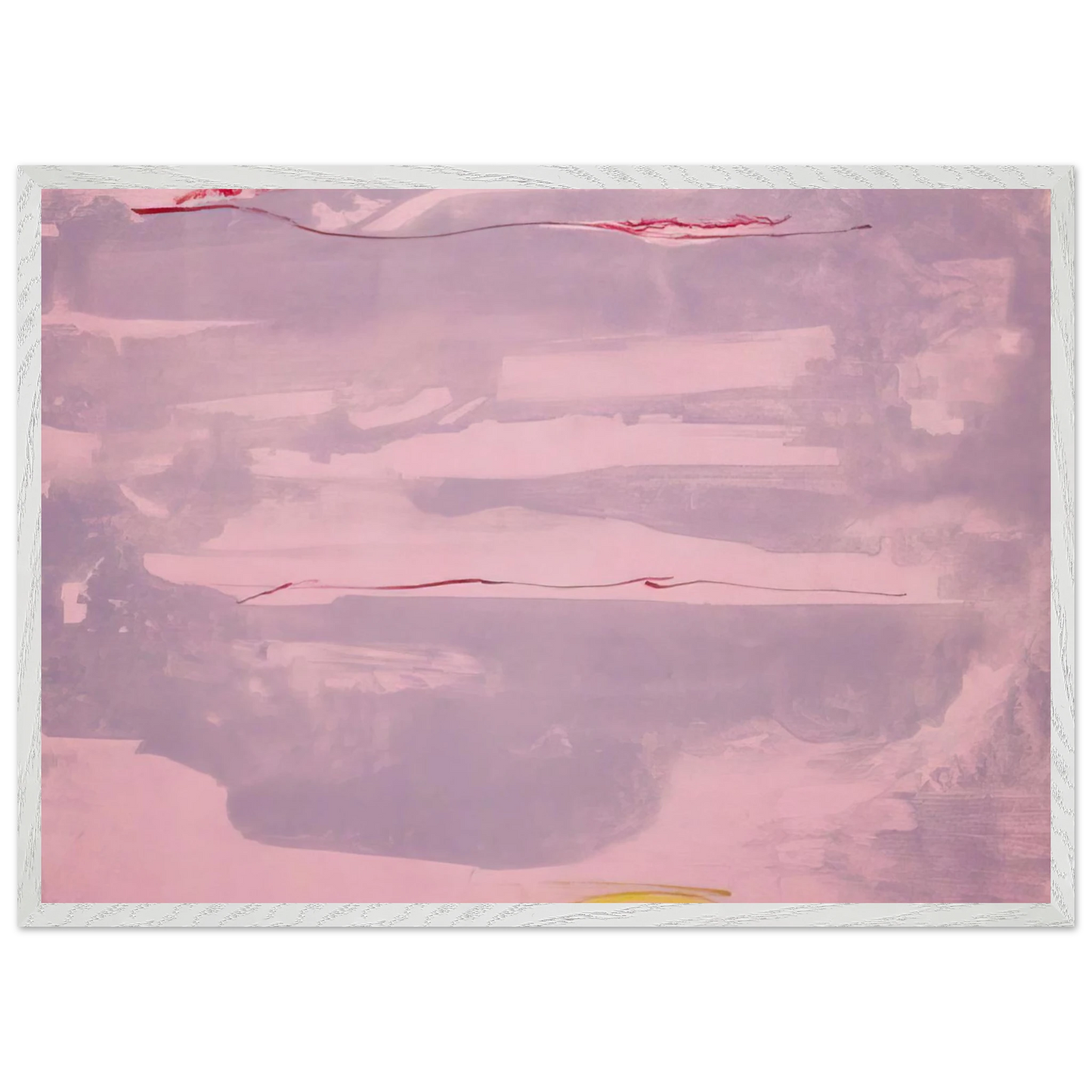 Helen Frankenthaler - Dream Walk - 1977 Wall art - A1 (59.4 x 84.1  cm) - Premium Wooden Framed Poster With Fine Art Paper - Wood frame