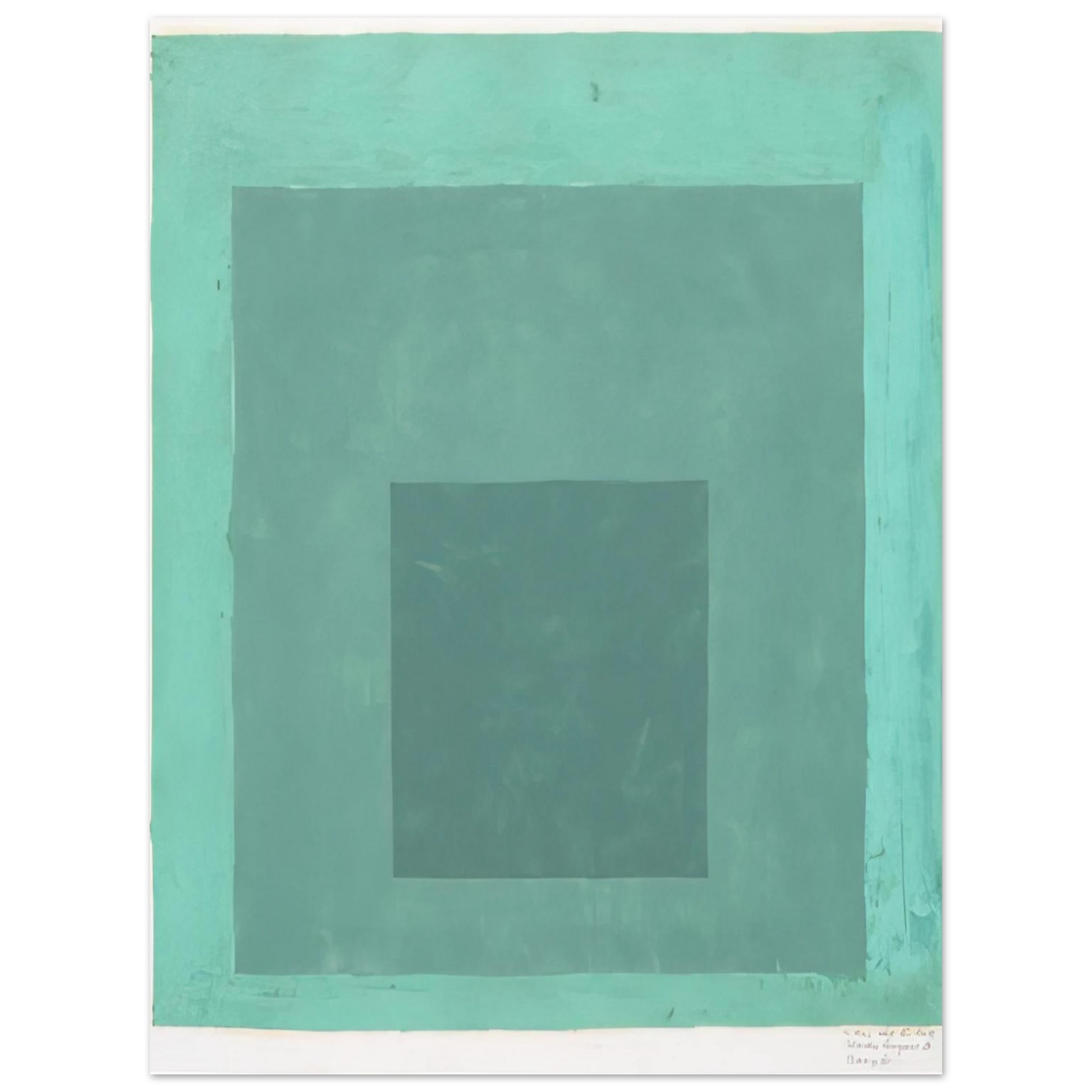 Josef Albers - STUDY FOR HOMAGE TO THE SQUARE 1 Fine Art Poster - Default Title