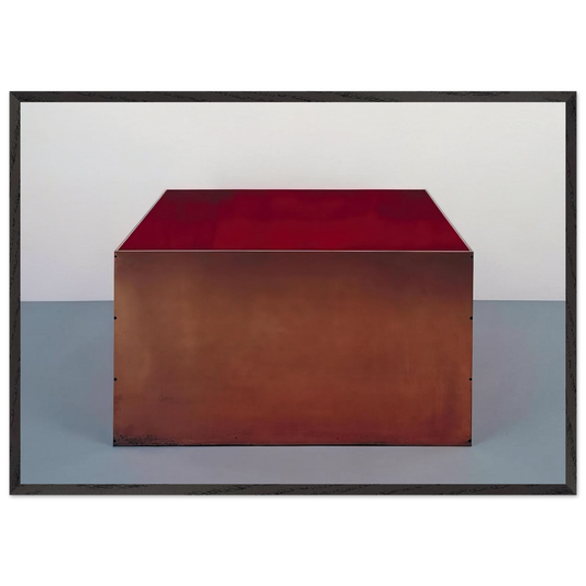 Untitled - 1972 N3 - Donald Judd 70x100 cm / 28x40 inches Framed Art Print – Black Wooden Frame