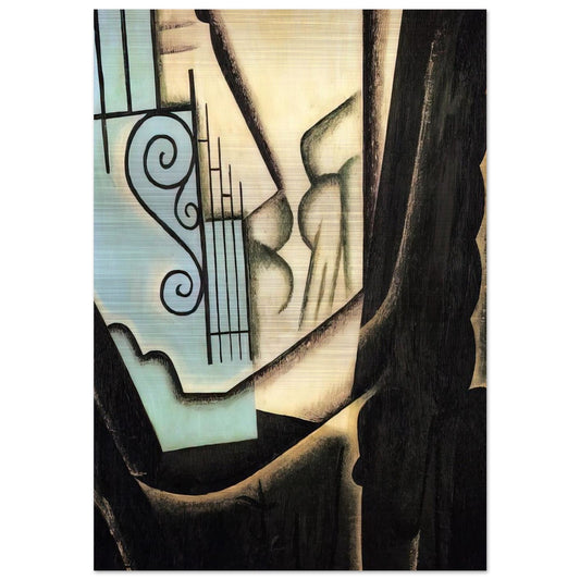 THE GARDEN 1916 - Juan Gris Brushed Aluminum Print - 70x100 cm / 28x40 inches | Juan Gris Aluminum Print | Juan Gris Prints