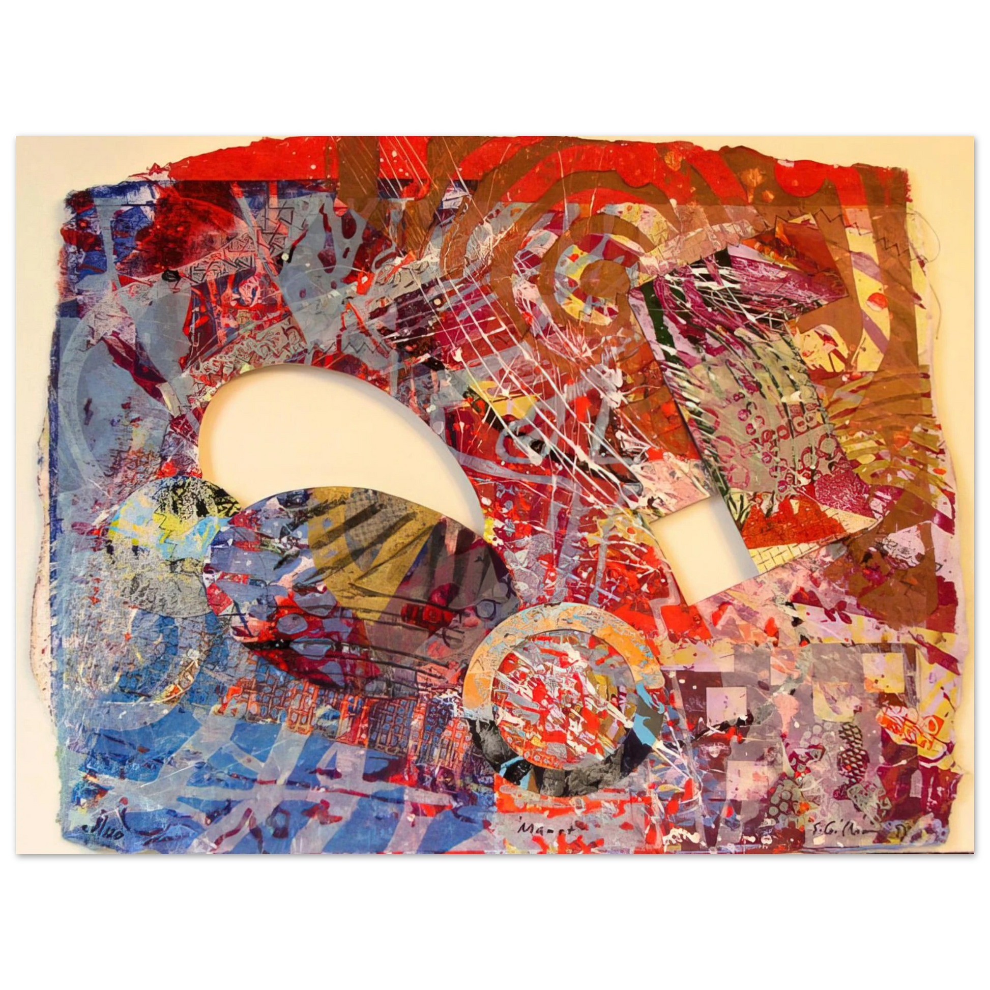 Sam Gilliam - Manet III Fine Art Poster - Default Title