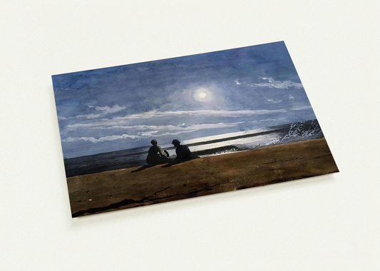 MOONLIGHT By Winslow Homer Pack of 10 Post Cards | Winslow Homer Post Cards | A6 (10.5 x 14.8 cm) - 4.1 x 5.8 inches