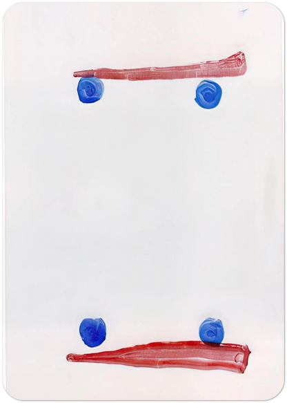 Opponents - 2007 By Raoul De Keyser Pack of 10 Post Cards | Raoul De Keyser Post Cards | A6 (10.5 x 14.8 cm) - 4.1 x 5.8 inches