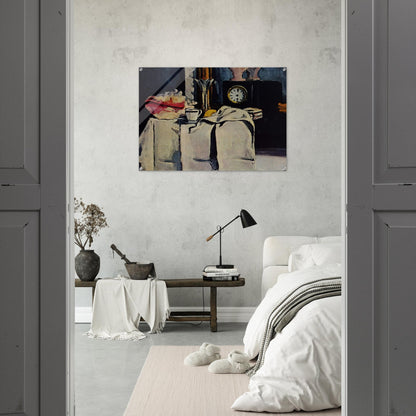 The Black Marble Clock - Paul Cézanne Acrylic Print - 70x100 cm / 28x40″ inches