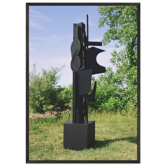 NIGHT TREE 1971 - Louise Nevelson Framed Art Print – Black Wooden Frame - Default Title - -Framed Art Print
