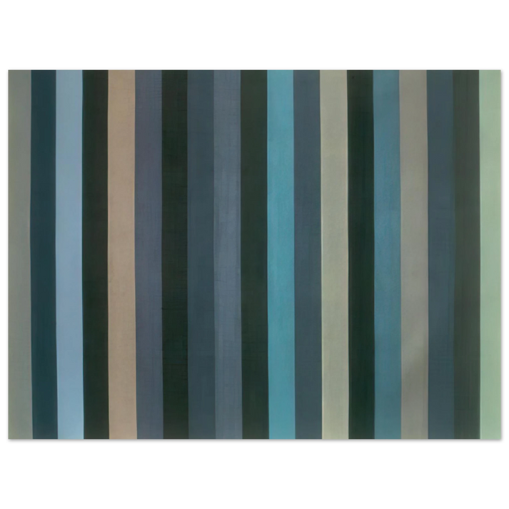 Gene Davis - Moroccan Midnight - 1984  75x100 cm / 30x40inches Fine Art Poster