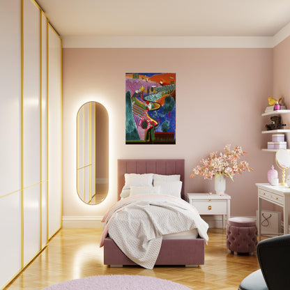 David Hockney - David Hockney Brushed Aluminum Print - 70x100 cm / 28x40 inches | David Hockney Aluminum Print | David Hockney Prints