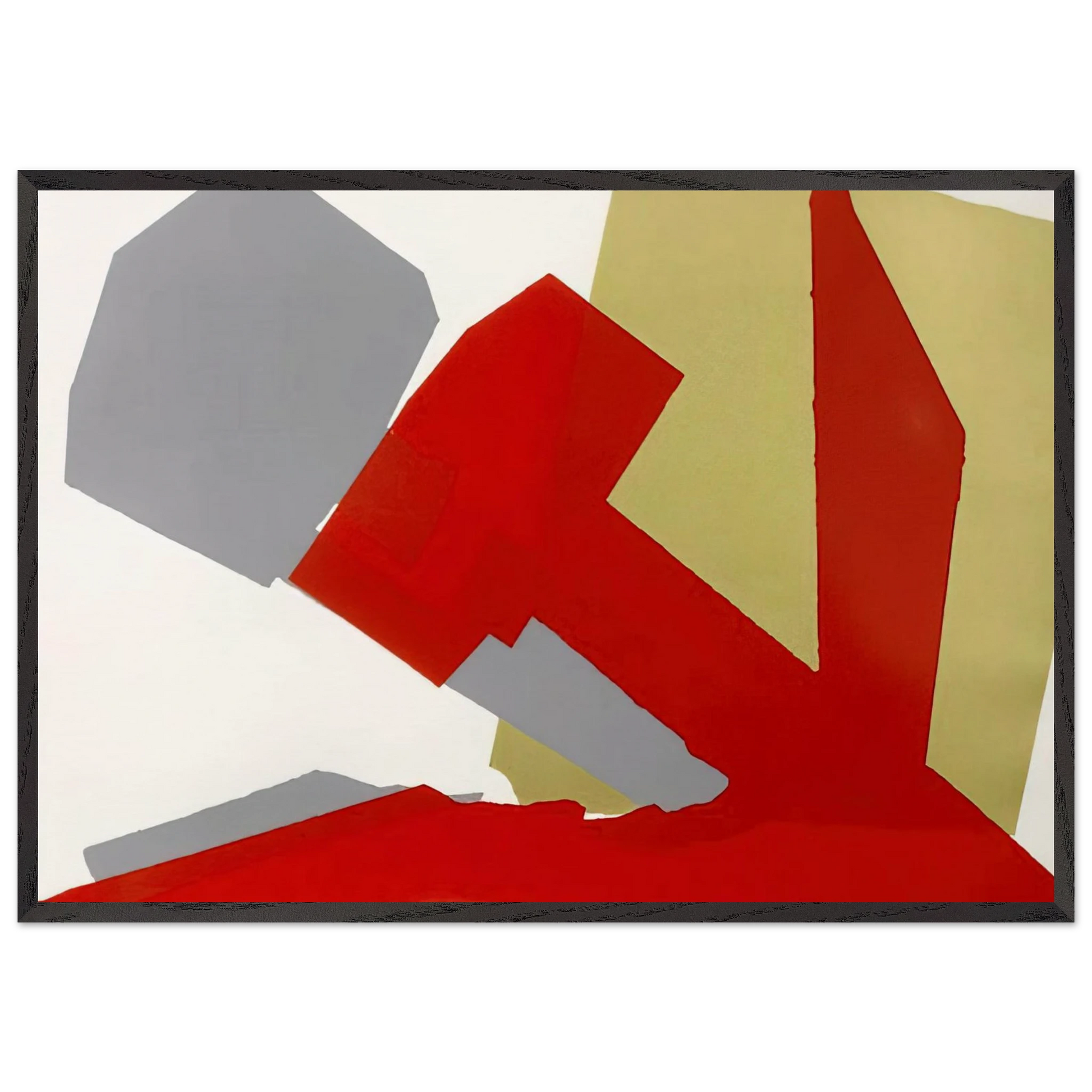 Hammer and Sickle  Special Edition  - Andy Warhol Framed Art Print – Black Wooden Frame - Default Title - -Framed Art Print