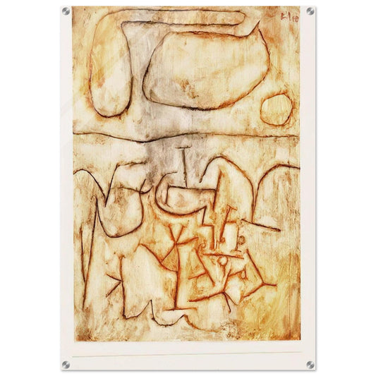 HISTORIC GROUND 1939 - Paul Klee Acrylic Print - 70x100 cm / 28x40″ inches