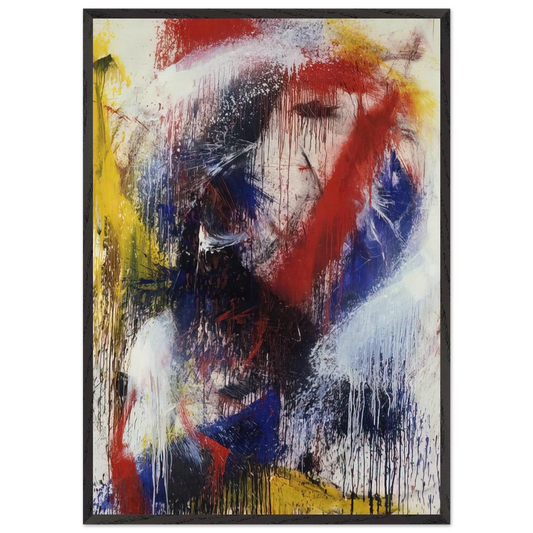 Excalibur - 1960 - Norman Bluhm Framed Art Print – Black Wooden Frame - Default Title - -Framed Art Print