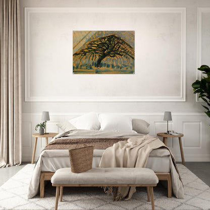 Study for Blue Apple Tree Series - Piet Mondrian Acrylic Print - 70x100 cm / 28x40″ inches