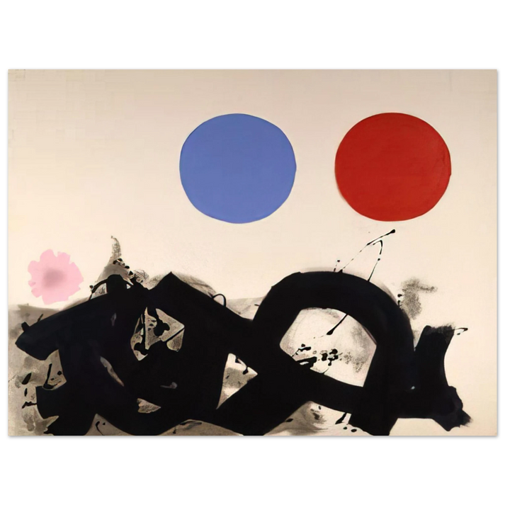 Adolph Gottlieb - Rolling - 1961  75x100 cm / 30x40inches Fine Art Poster