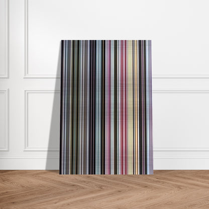 Black Dahlia - 1971 - Gene Davis Brushed Aluminum Print - 70x100 cm / 28x40 inches | Gene Davis Aluminum Print | Gene Davis Prints