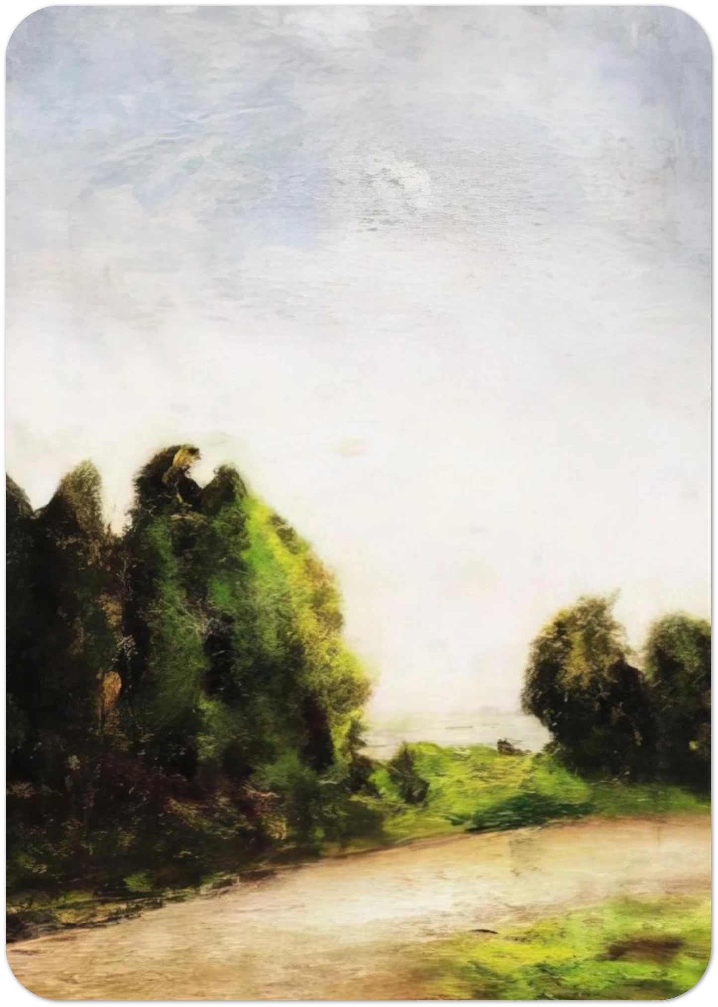 PAESAGGIO 1904 By Carlo Carra Pack of 10 Post Cards | Carlo Carra Post Cards | A6 (10.5 x 14.8 cm) - 4.1 x 5.8 inches