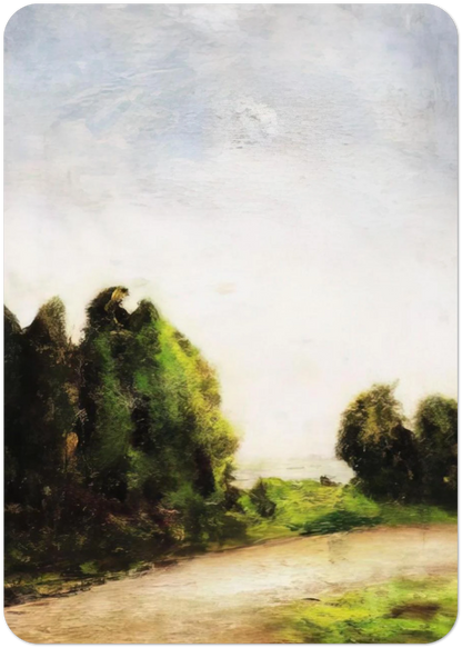 PAESAGGIO 1904 By Carlo Carra Pack of 10 Post Cards | Carlo Carra Post Cards | A6 (10.5 x 14.8 cm) - 4.1 x 5.8 inches