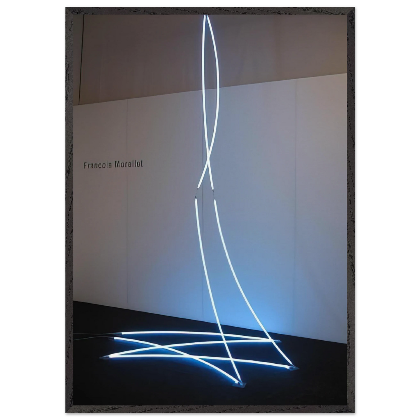 Lamentable Despicable - 2008 - Francois Morellet Framed Art Print – Black Wooden Frame - Default Title - -Framed Art Print