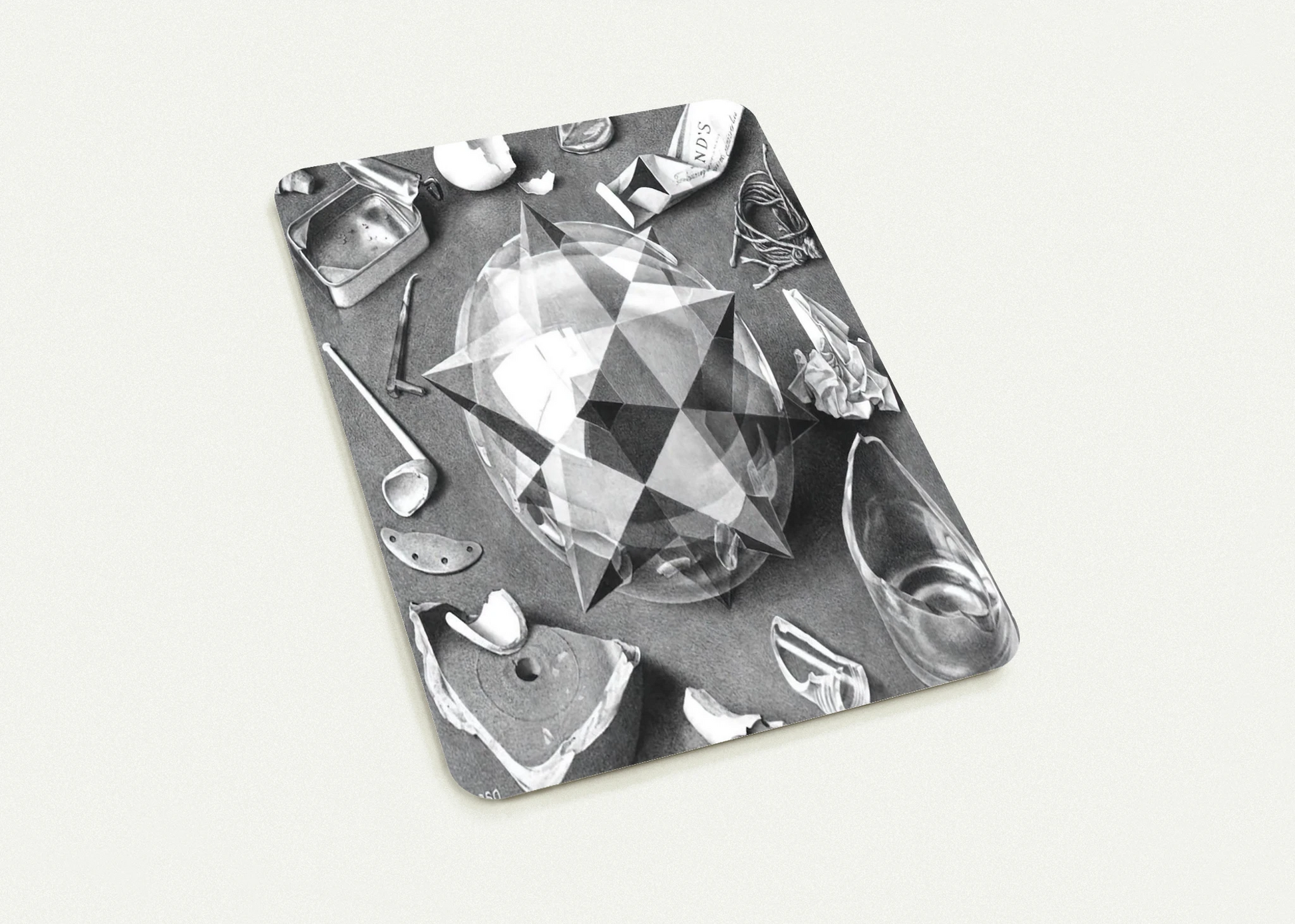 CONTRAST ORDER AND CHAOS By MC Escher Pack of 10 Post Cards | MC Escher Post Cards | A6 (10.5 x 14.8 cm) - 4.1 x 5.8 inches