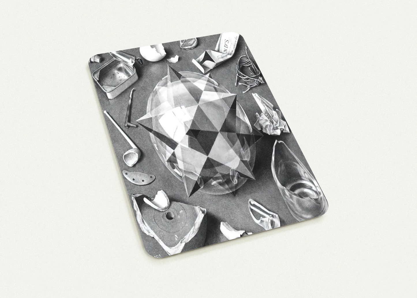 CONTRAST ORDER AND CHAOS By MC Escher Pack of 10 Post Cards | MC Escher Post Cards | A6 (10.5 x 14.8 cm) - 4.1 x 5.8 inches