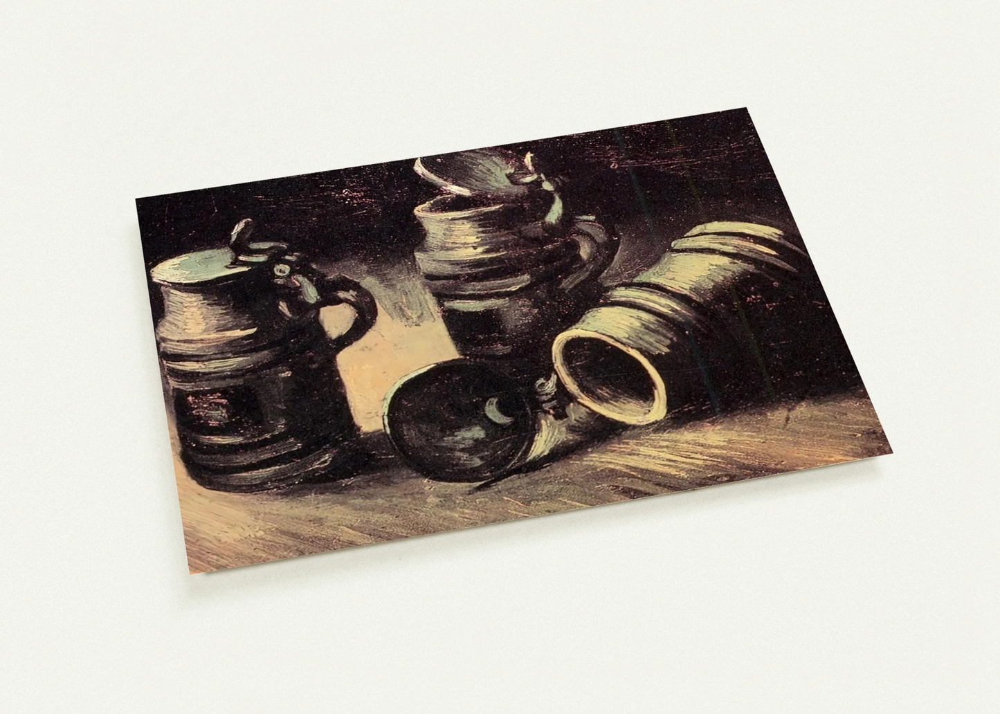 Beer Tankards By Vincent van Gogh Pack of 10 Post Cards | Vincent van Gogh Post Cards | A6 (10.5 x 14.8 cm) - 4.1 x 5.8 inches