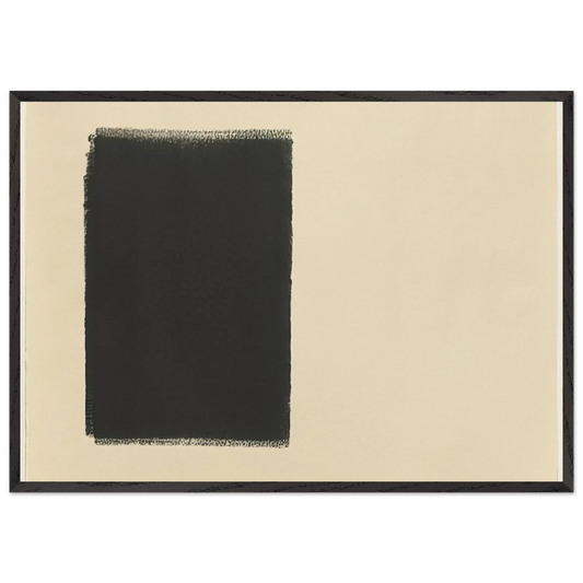 UNTITLED 14 PART ROLLER DRAWING 1973 - Richard Serra Framed Art Print – Black Wooden Frame - Default Title - -Framed Art Print